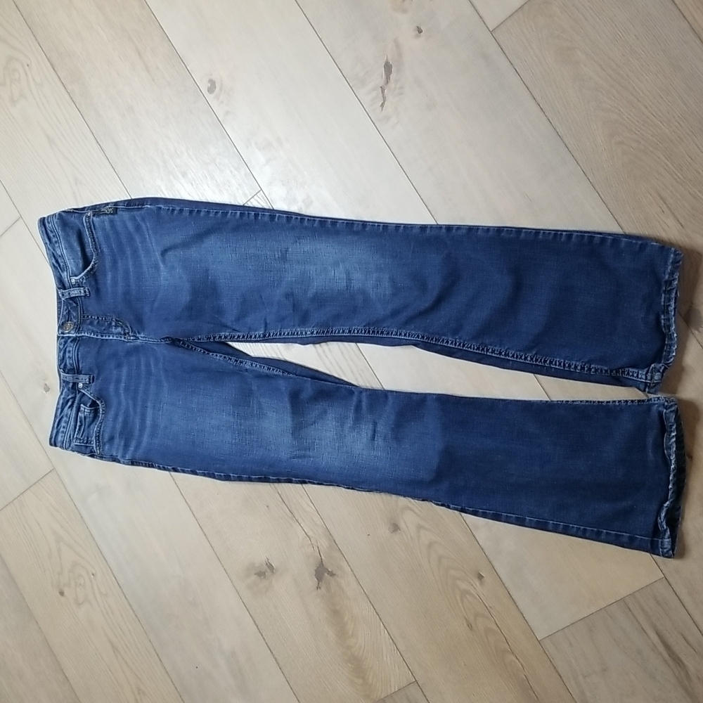 Silver Womens Aiko slim boot jeans medium wash